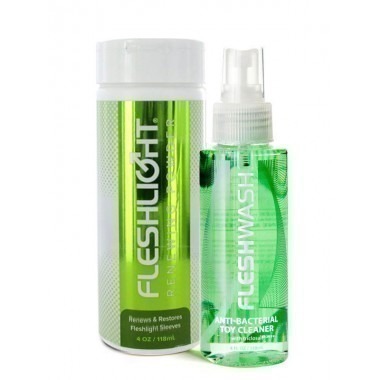 Fleshlight Renewing Powder and Cleaner Combo Kit